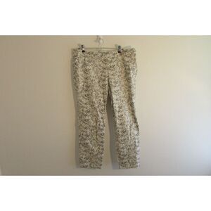 Willi Smith~Women's Black & White Capri Pants With Pockets~Sz 10 EUC (A)